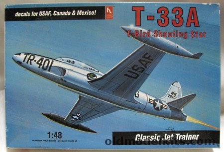Hobby Craft 1/48 Lockheed T-33A T-Bird Shooting Star - USAF / Canada RCAF / Mexican Air Force plastic model kit